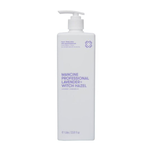 Mancine Lavender & Witch Hazel Hand & Body Lotion 1 Litre - Beautopia Hair & Beauty