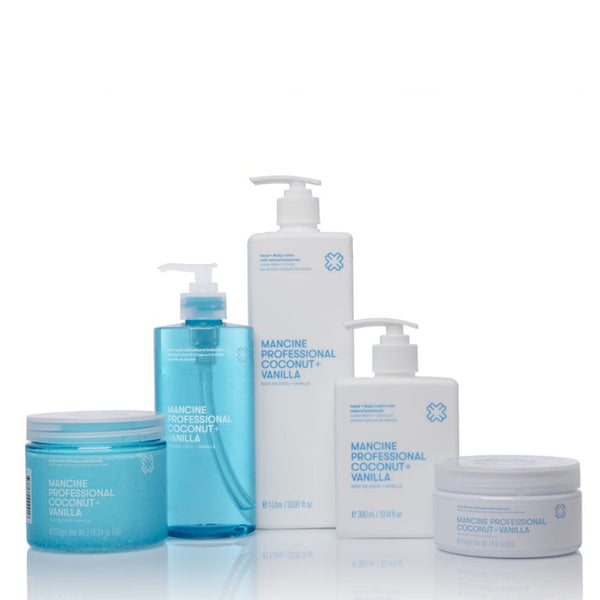 Mancine Hand & Body Lotion Coconut & Vanilla 1 Litre - Beautopia Hair & Beauty
