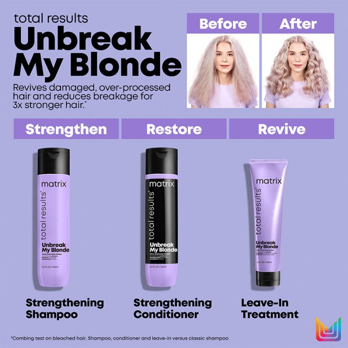 #Matrix Total Results Unbreak My Blonde Shampoo & Conditioner Duo 300ml (discontinued)