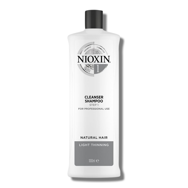 Nioxin System 1 Cleanser Shampoo - 1 Litre - Beautopia Hair & Beauty