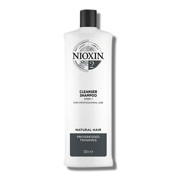 Nioxin System 2 Cleanser Shampoo - 1 Litre - Beautopia Hair & Beauty
