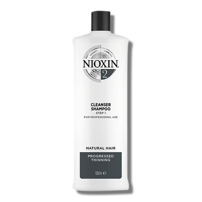 Nioxin System 2 Cleanser Shampoo - 1 Litre - Beautopia Hair & Beauty