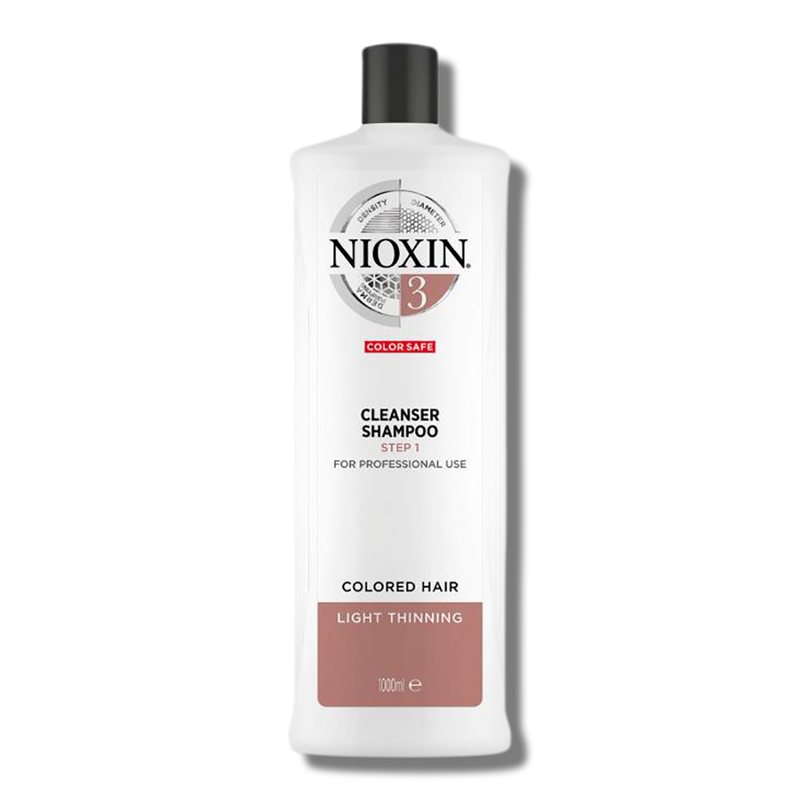 Nioxin System 3 Cleanser Shampoo - 1 Litre - Beautopia Hair & Beauty