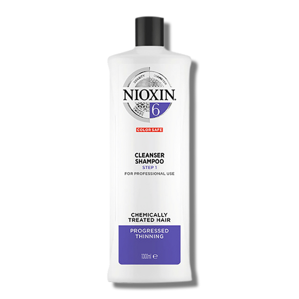 Nioxin System 6 Cleanser Shampoo - 1 Litre - Beautopia Hair & Beauty