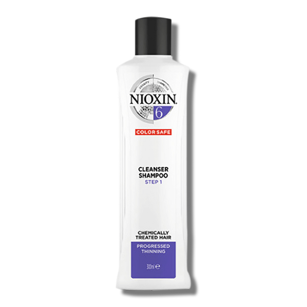 Nioxin System 6 Cleanser Shampoo - 300ml - Beautopia Hair & Beauty
