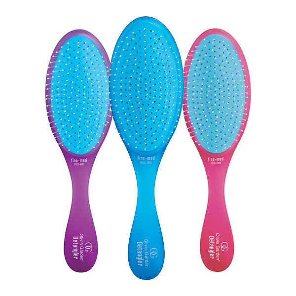 Olivia Garden Detangler Coloured Trio (Fine to Medium Hair) - Beautopia Hair & Beauty