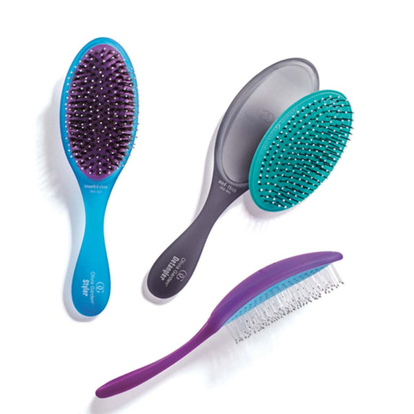 Olivia Garden Detangler Medium-Thick Hair Purple