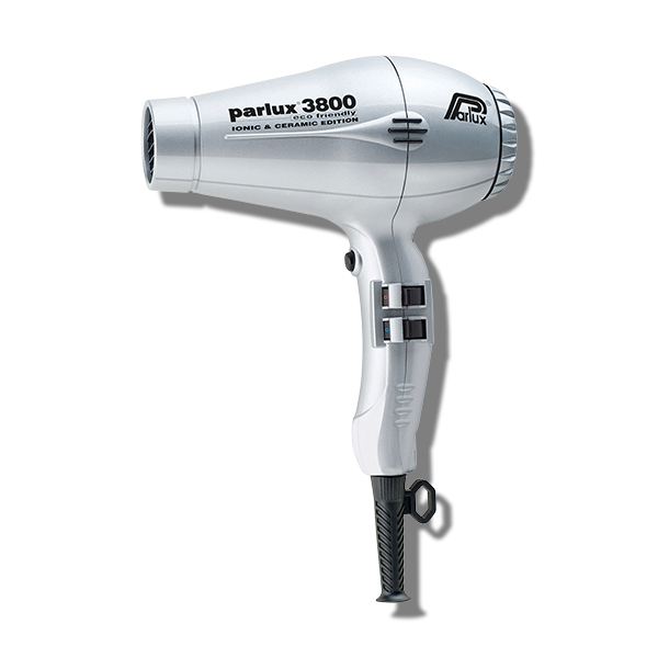 Parlux 3800 Ceramic & Ionic Hair Dryer - Silver - Beautopia Hair & Beauty