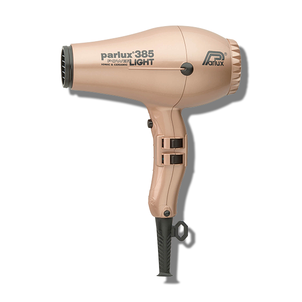 Parlux 385 Power Light Ceramic & Ionic Hair Dryer - Light Gold - Beautopia Hair & Beauty