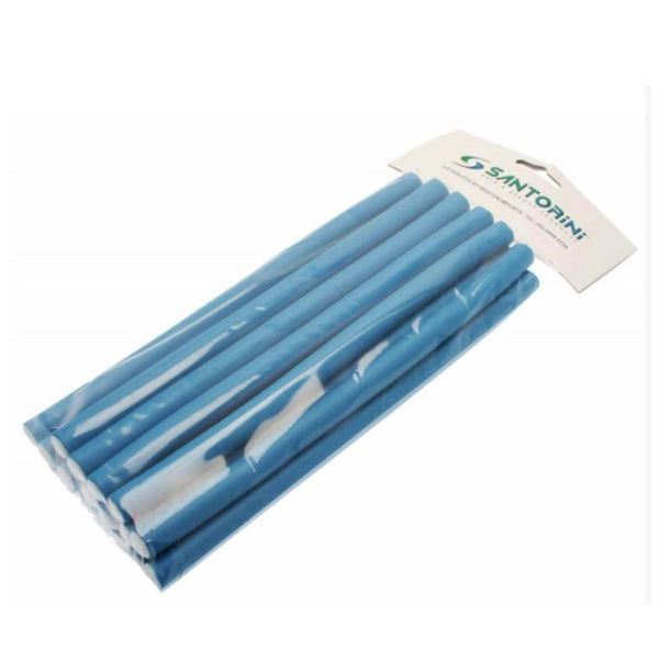 Santorini Flexible Rollers Small - Blue 14mm - 18pk - Beautopia Hair & Beauty