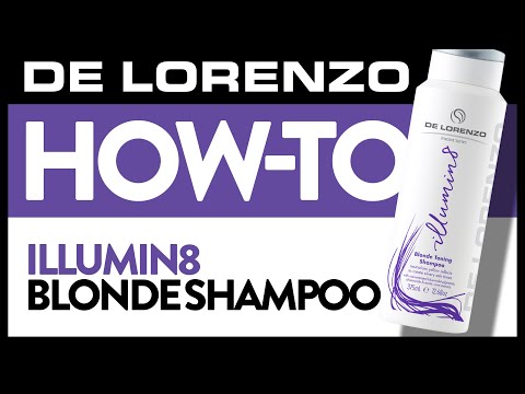 DeLorenzo Instant Illumin8 Blonde Toning Shampoo 375ml