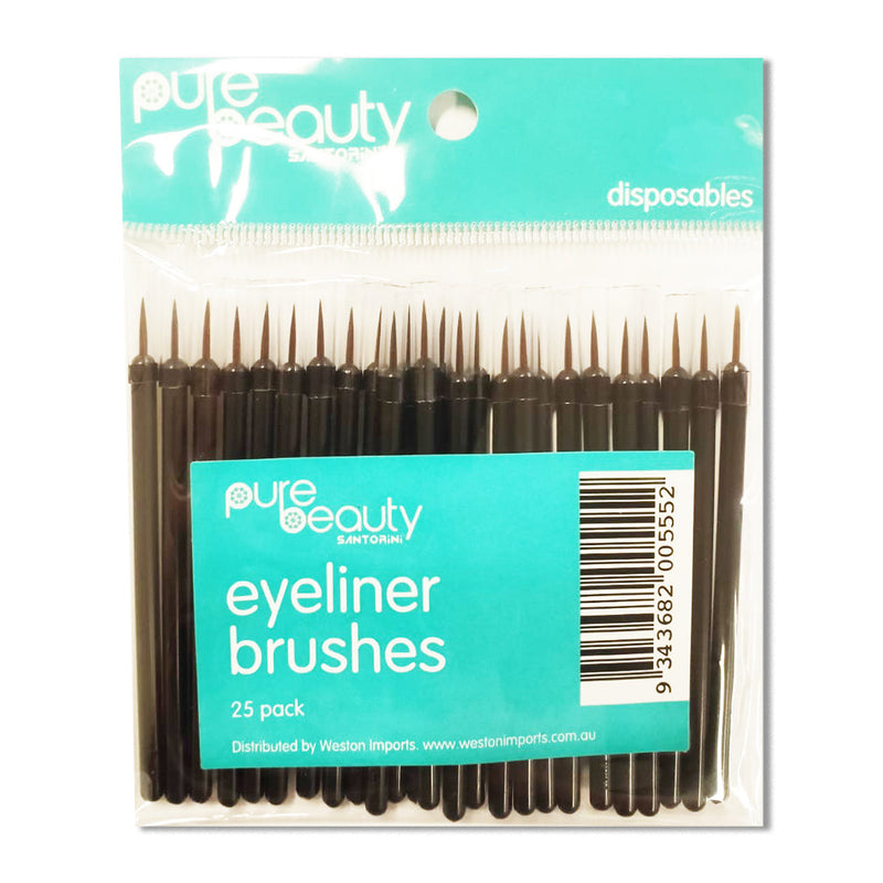 Santorini Pure Beauty Eyeliner Brushes 25 Pack
