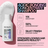 Redken Acidic Bonding Concentrate Shampoo & Conditioner 300ml Duo
