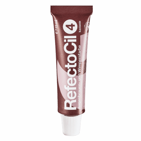 Refectocil Eyelash & Eyebrow Tint Chestnut (4) 15ml - Beautopia Hair & Beauty