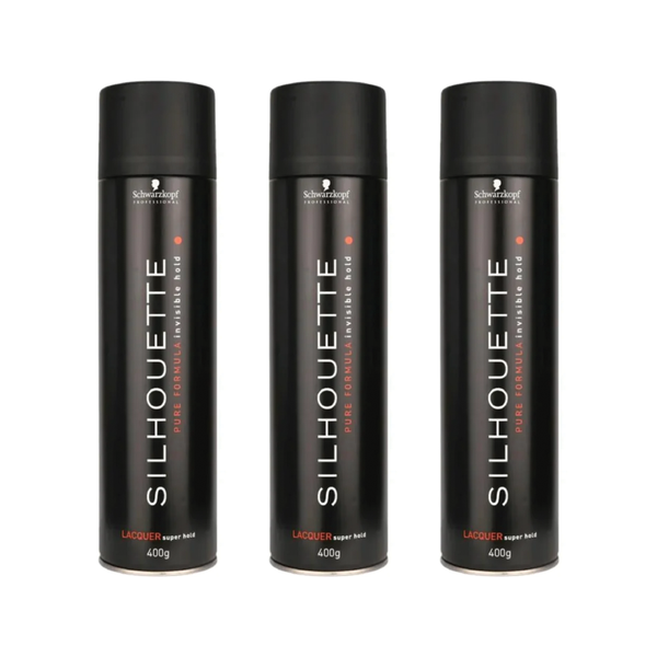 Schwarzkopf Silhouette Super Hold Lacquer 400g Trio