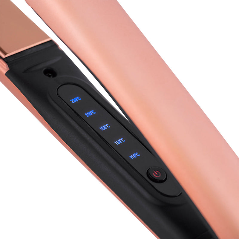 Silver Bullet Titanium 230 Supernova Touch Screen Hair Straightener Rose Gold