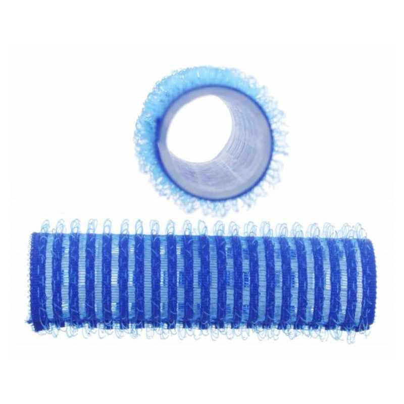 Santorini Blue Velcro Rollers 15mm - 12 Pack - Beautopia Hair & Beauty