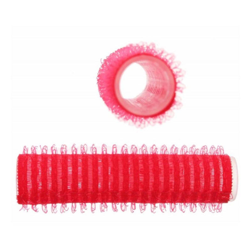 Santorini Velcro Rollers - Red 13mm - 12pk - Beautopia Hair & Beauty