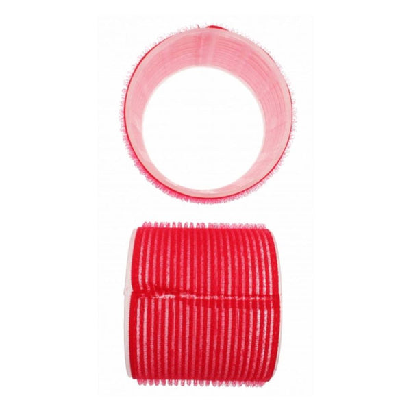 Santorini Velcro Rollers - Red 70mm - 6pk - Beautopia Hair & Beauty
