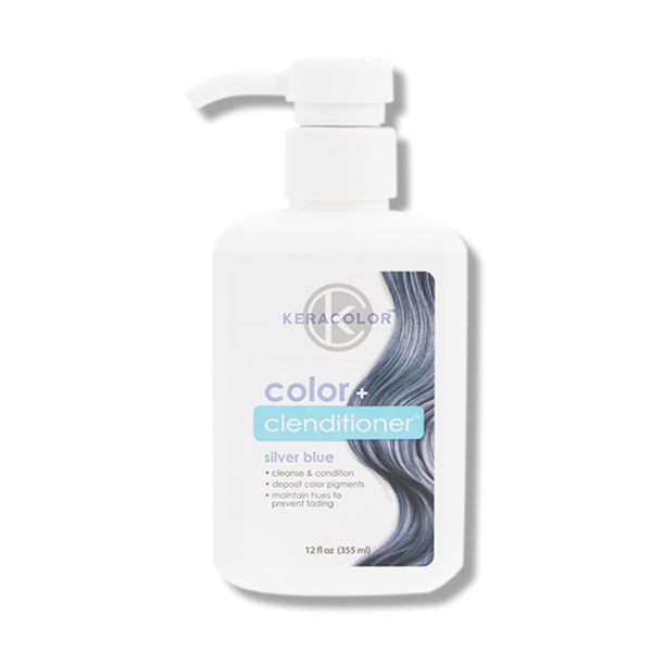 Keracolor Color Clenditioner Colour Silver Blue 355ml - Beautopia Hair & Beauty