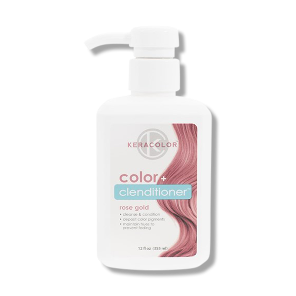 Keracolor Color Clenditioner Colour Rose Gold 355ml - Beautopia Hair & Beauty