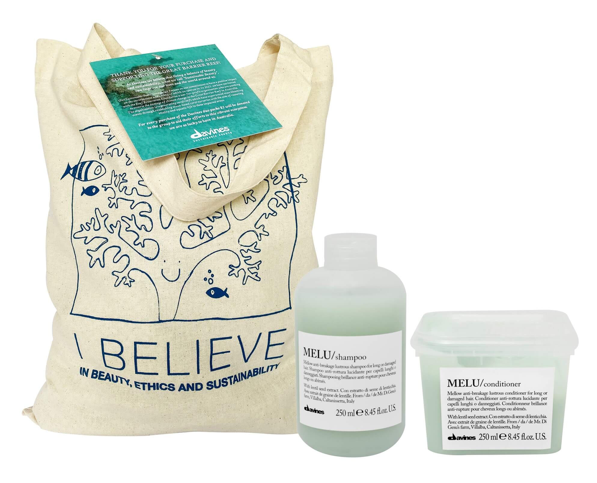 Davines MELU Duo Set Official Stockist Free Shipping Buy Now