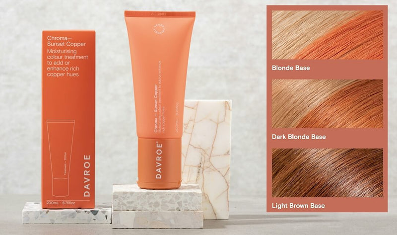 Davroe Chroma Sunset Copper 200ml - Salon Style