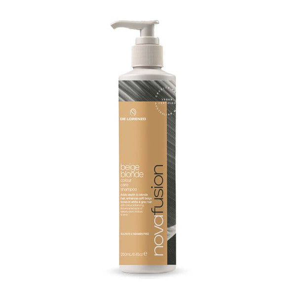 DeLorenzo Novafusion Beige Blonde Shampoo 250ml - Salon Style