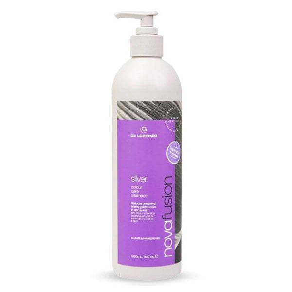 DeLorenzo Novafusion Silver Shampoo 500ml - Salon Style