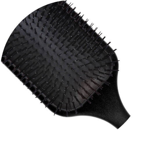 Denman Black Tangle Tamer Ultra Paddle Brush D90L - Salon Style