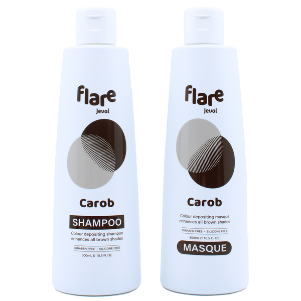 Jeval Flare Carob Shampoo & Maque Duo 300ml