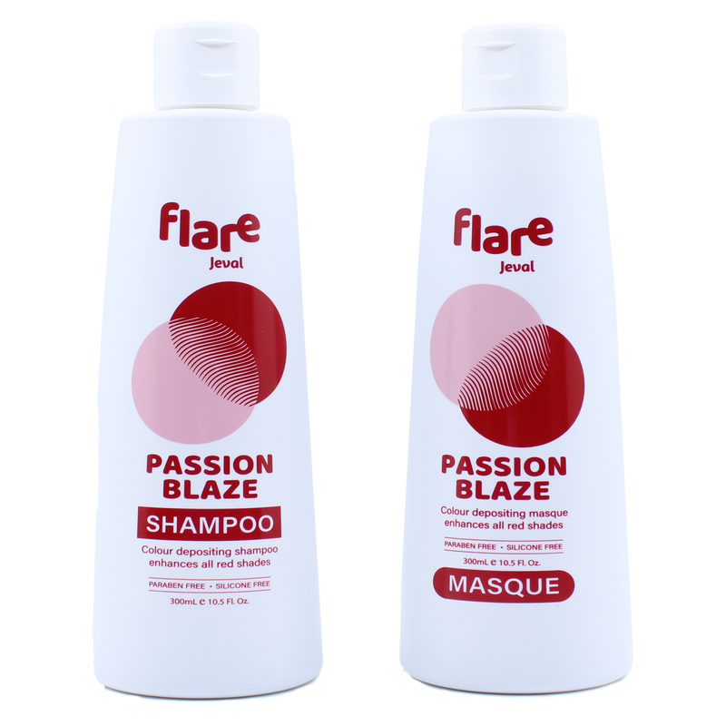 Jeval Flare Passion Blaze Shampoo & Masque Duo 300ml