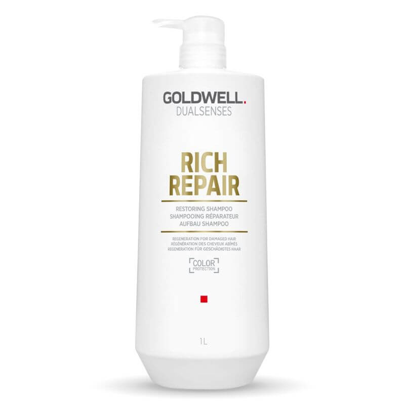 Goldwell DualSenses Rich Repair Restoring Shampoo 1 Litre - Salon Style