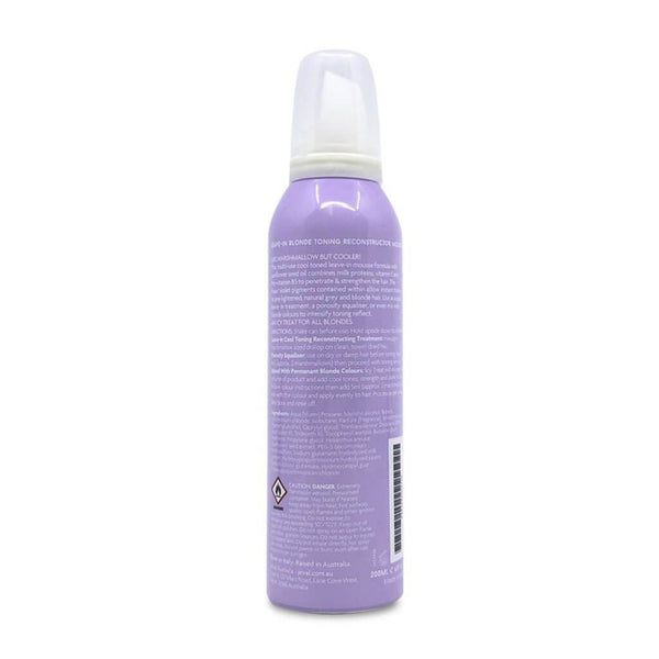 Jeval Icy Treat Leave-In Blonde Toning Reconstructor Mousse 200ml - Salon Style