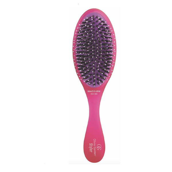 Olivia Garden Smooth & Shine Styler Pink - Beautopia Hair & Beauty