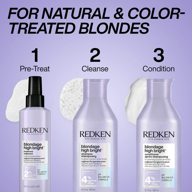 Redken Blondage High Bright Pre-Shampoo Treatment 250ml - Salon Style