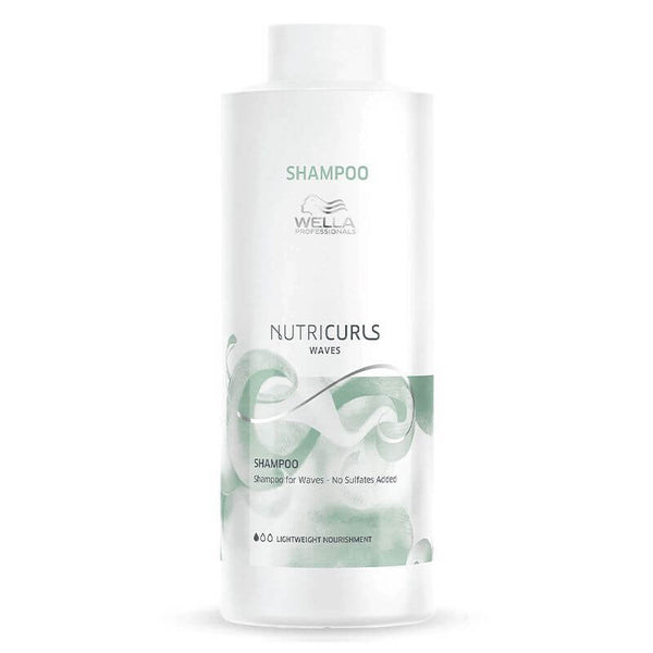 Wella Nutricurls Waves Shampoo 1 Litre - Salon Style