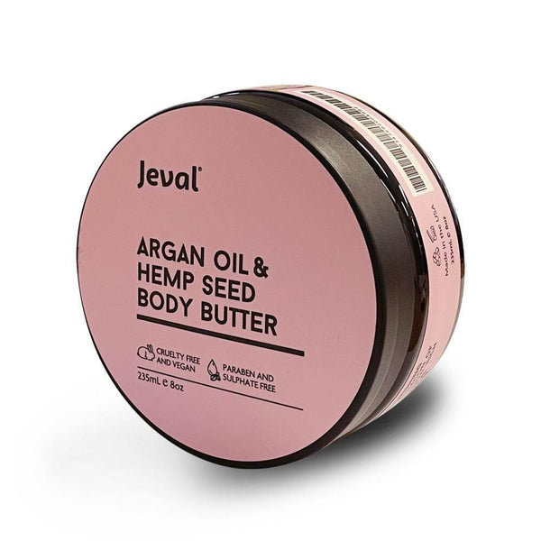 Jeval Argan Oil & Hemp Seed Body Butter 235ml - Salon Style
