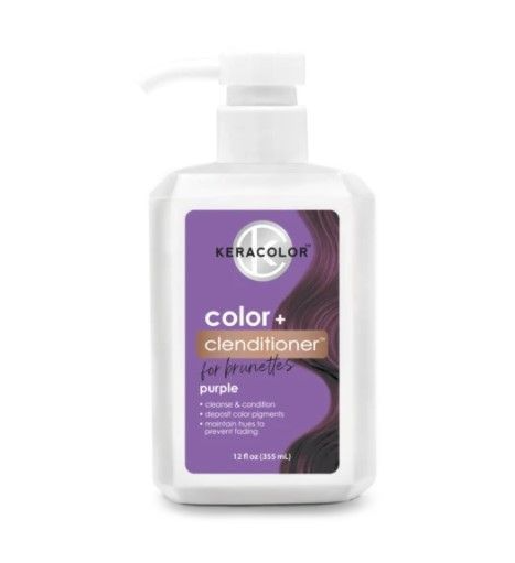 Keracolor Color Clenditioner For Brunettes + Purple  355ml